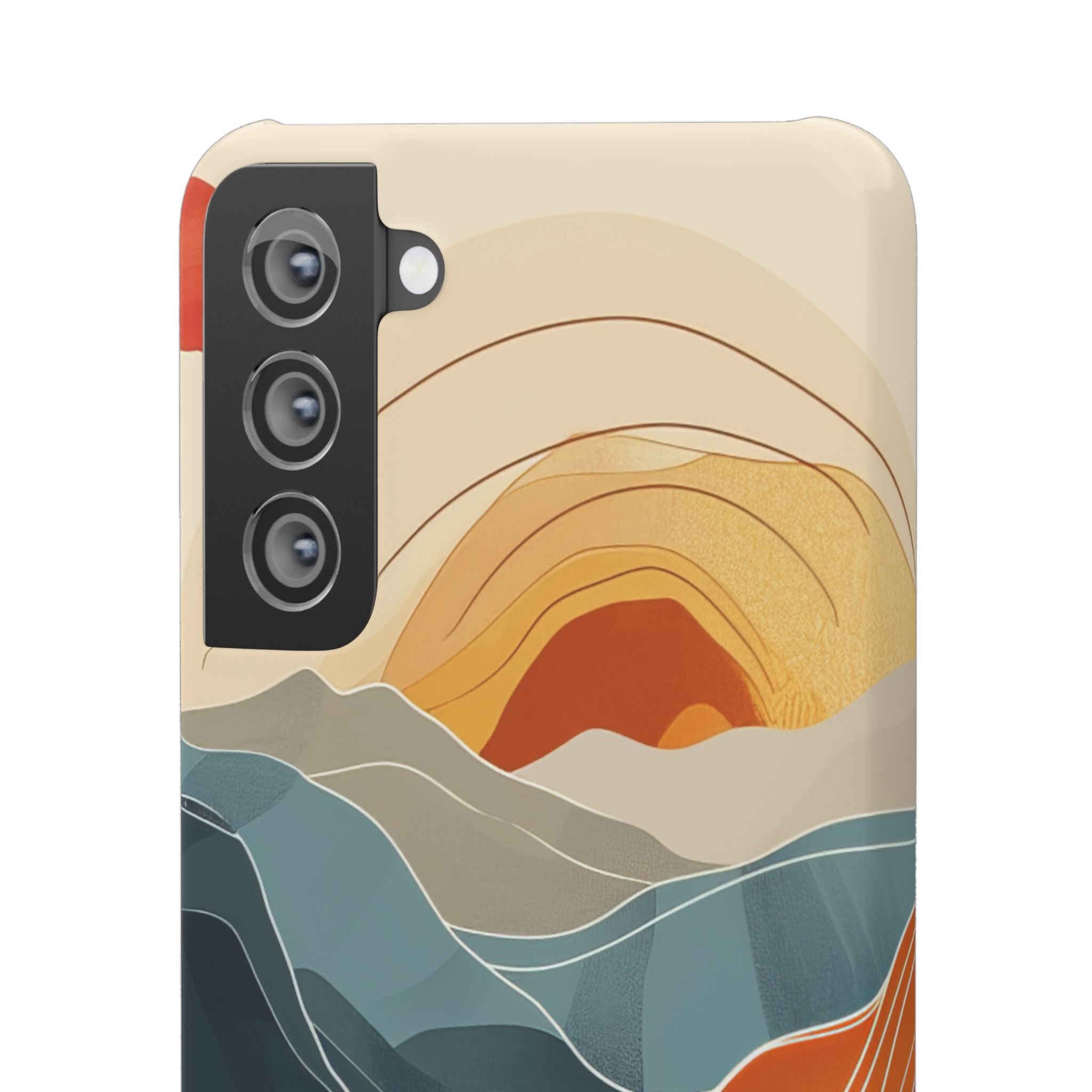 Harmonic Flow of Lines and Color Samsung S21 - Slim Phone Case