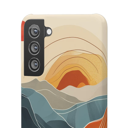 Harmonic Flow of Lines and Color Samsung S21 - Slim Phone Case