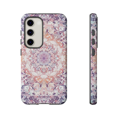 Purple Pink Mandala - Tough Samsung S23 Phone Case