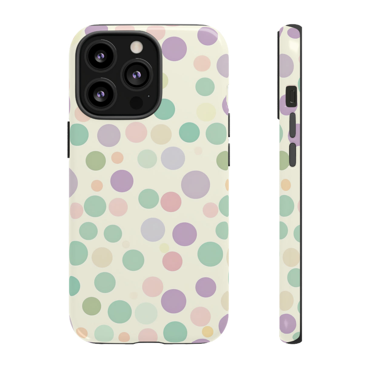 Polka Dot Pastel Harmony - Schutzhülle fürs Handy