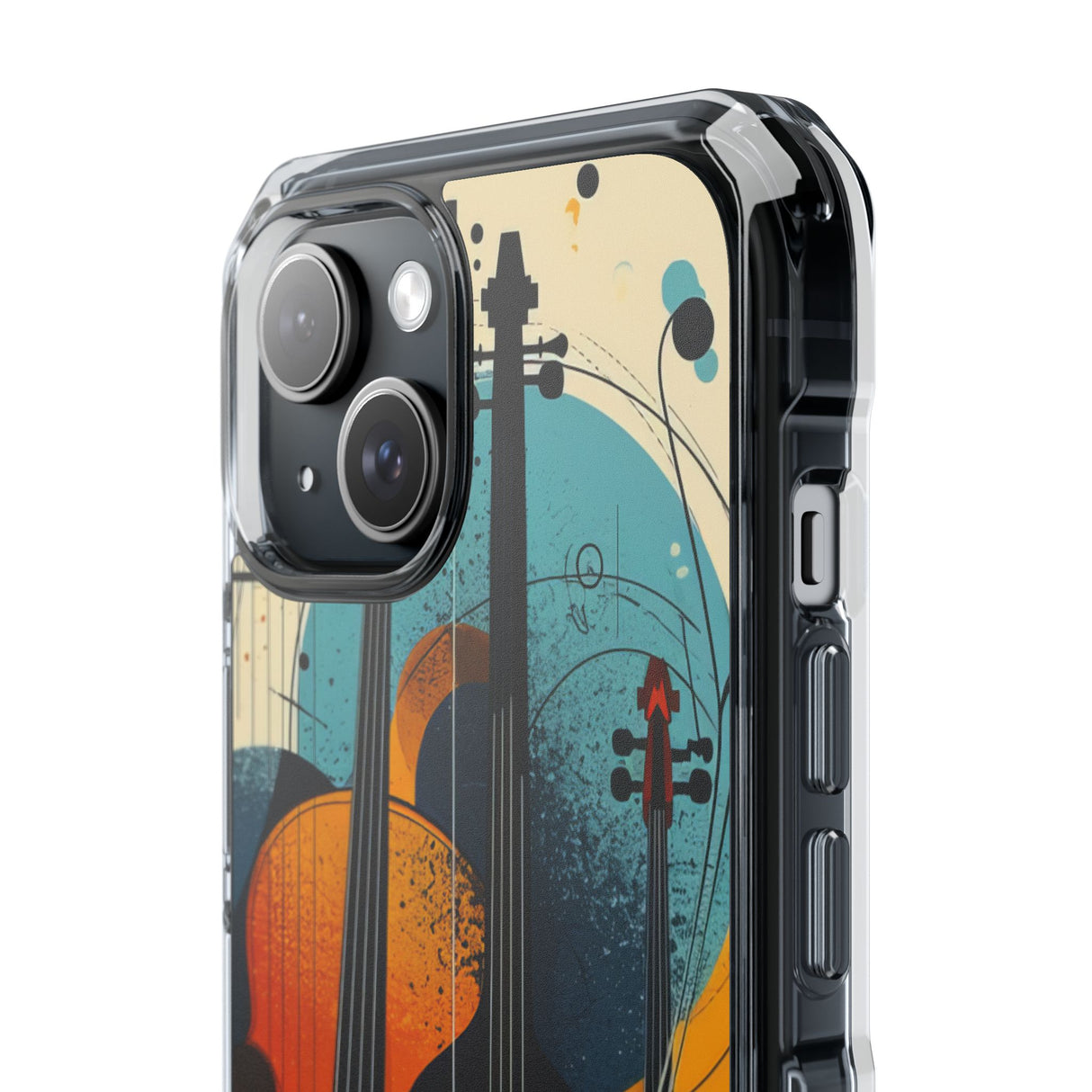 Musical Vortex - Phone Case for iPhone (Clear Impact - Magnetic)