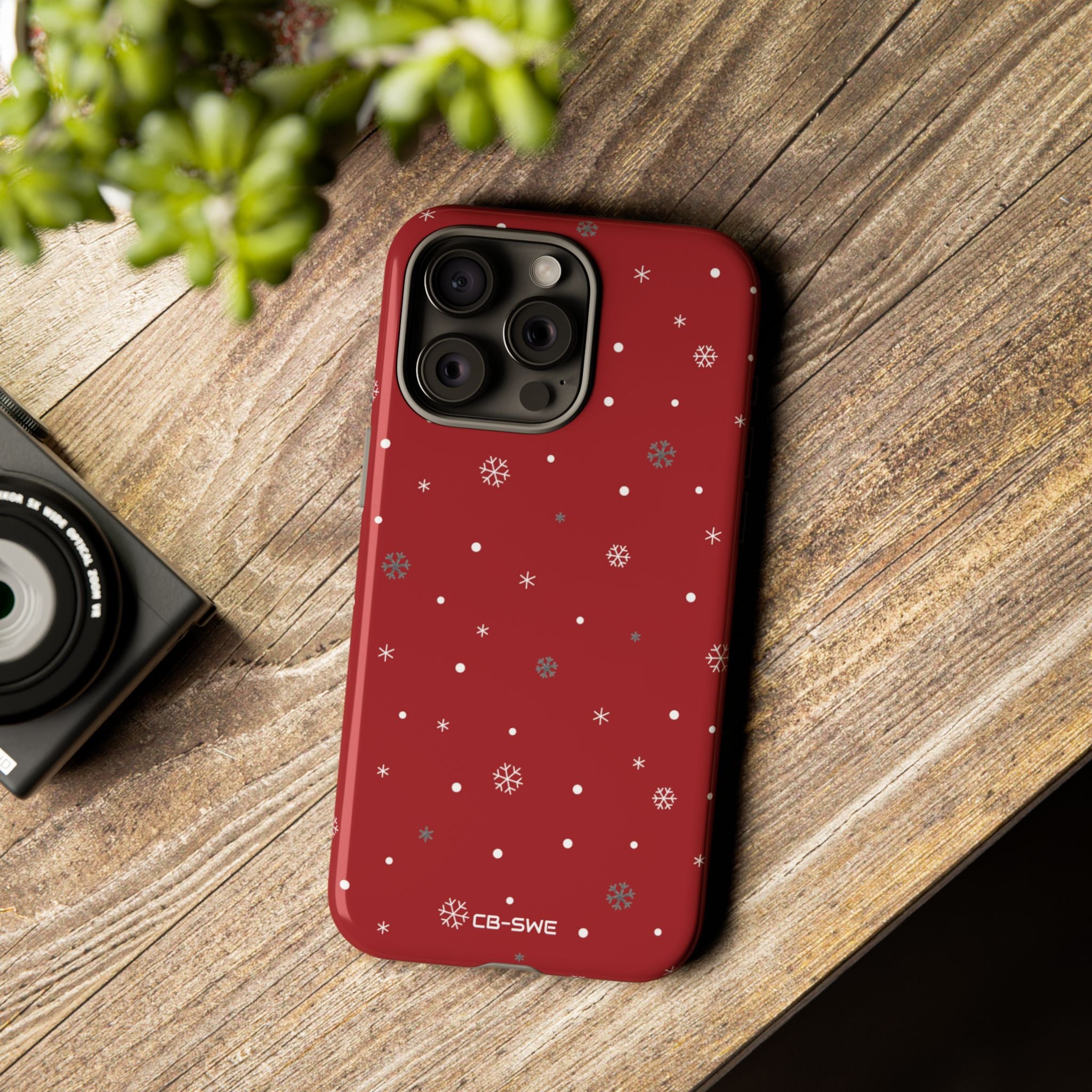 Snowflakes Dance Cheerfully - iPhone Case
