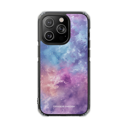 Cosmic Nebula Swirls - Clear Impact iPhone 14 Phone Case