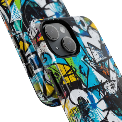 White Ripple Drift iPhone 15 Case - Tough+