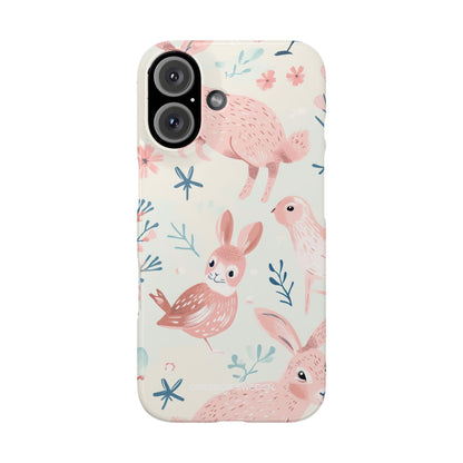 Pastel Whimsical Nature - Slim iPhone 16 Phone Case