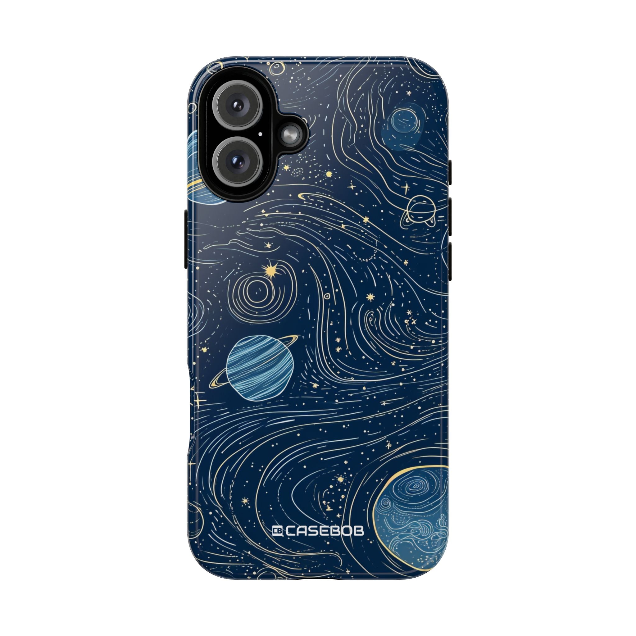 Celestial Whimsy: Handgezeichnetes Universum – für iPhone 16