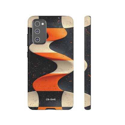 Orange Waves Flow - Samsung Case