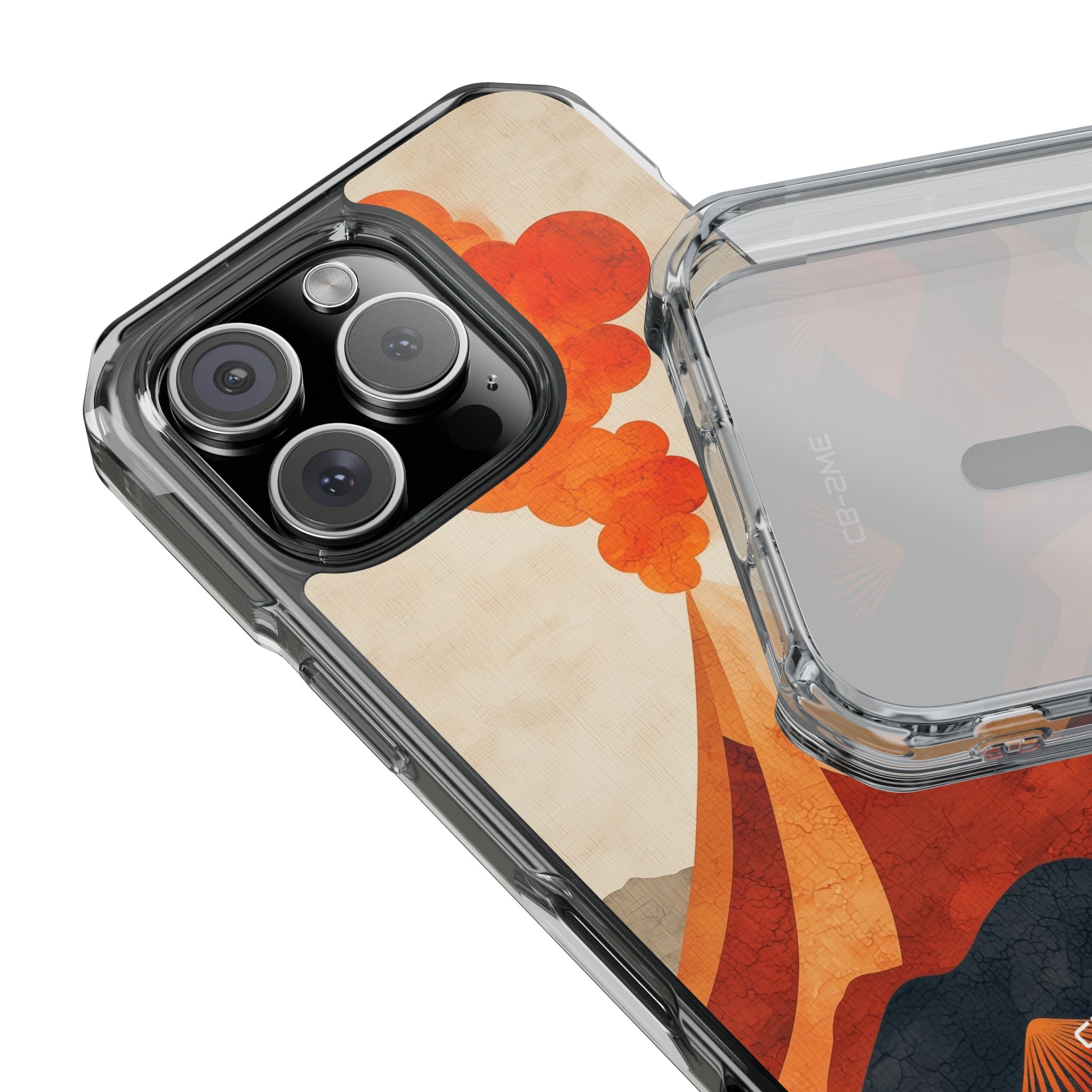 Erupting Heat Waves iPhone Case - Impact