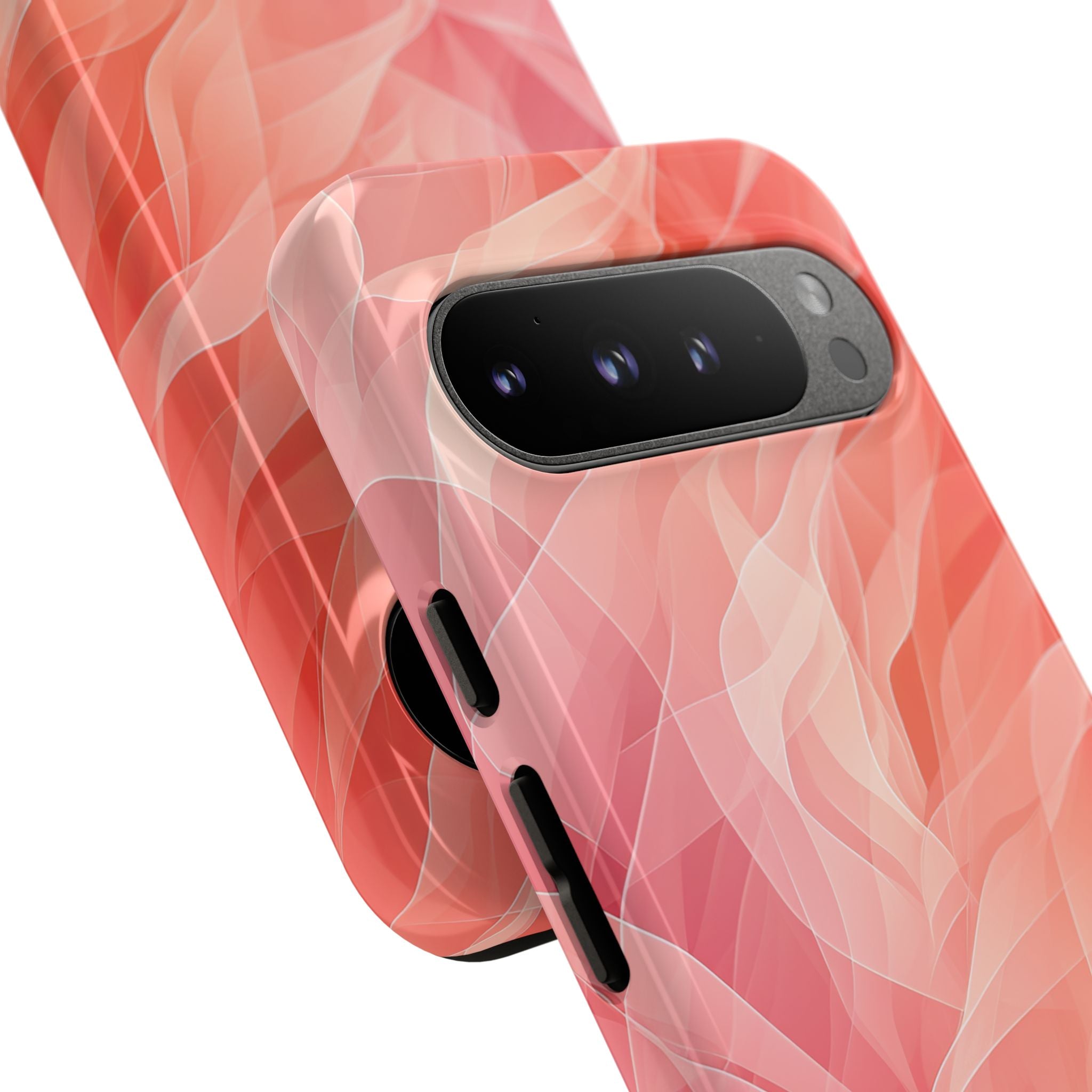 Peach Wave Drift Google Pixel 9 Pro XL Case - Tough