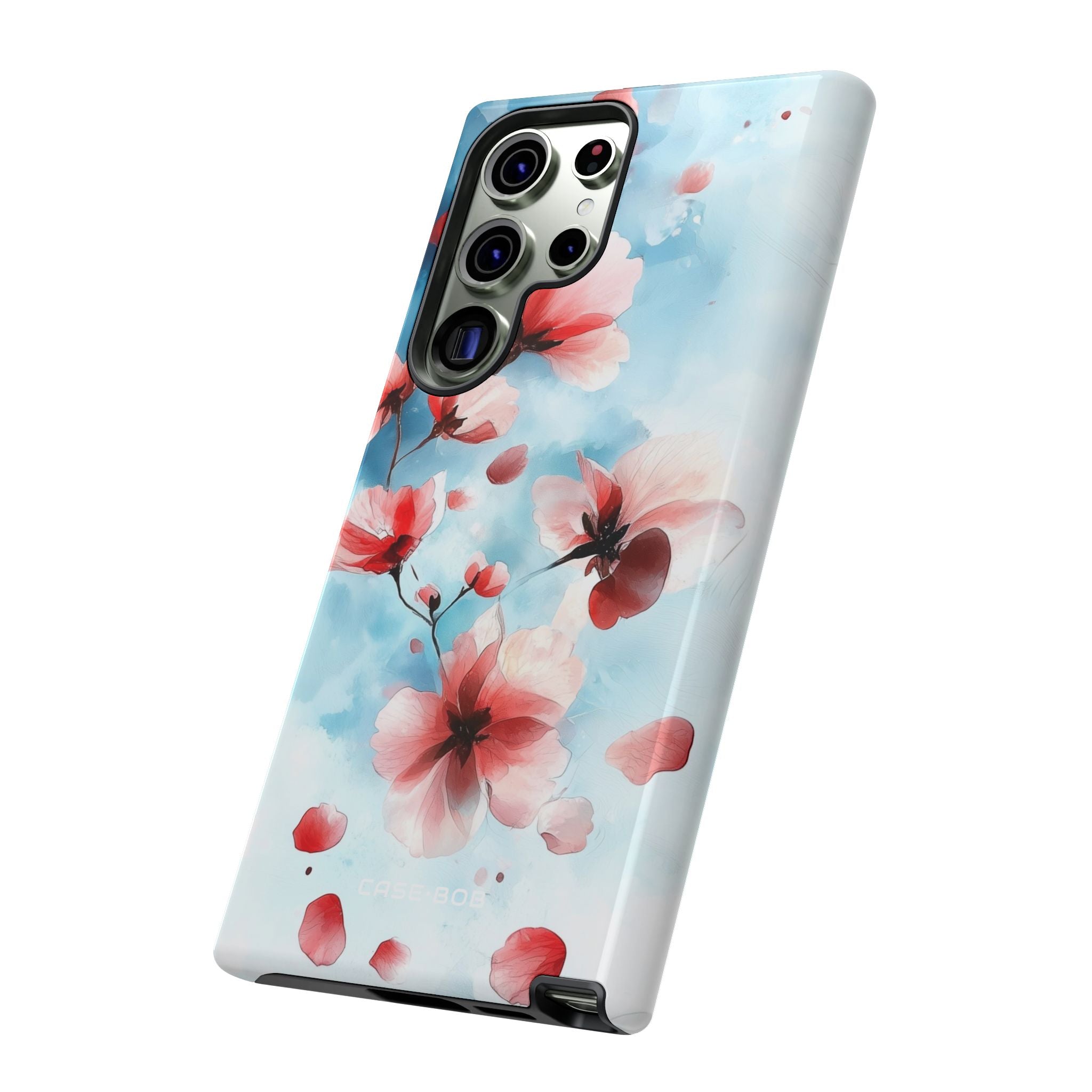 Pink Blossom Drift Samsung S23 Ultra Case - Tough