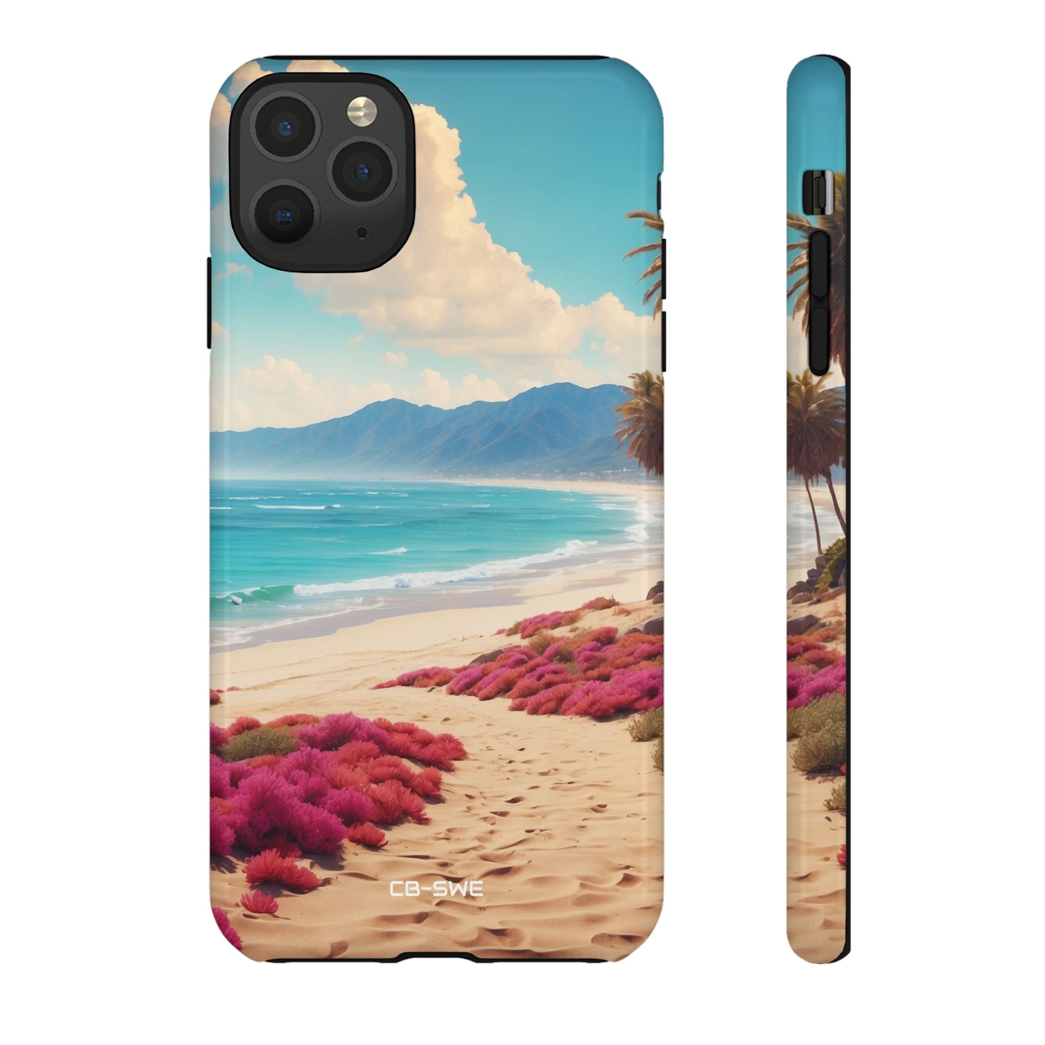 Footprints Trace Sand - iPhone Case