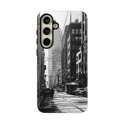 Urban Cityscape Line Perspective Samsung S24 - Tough Phone Case