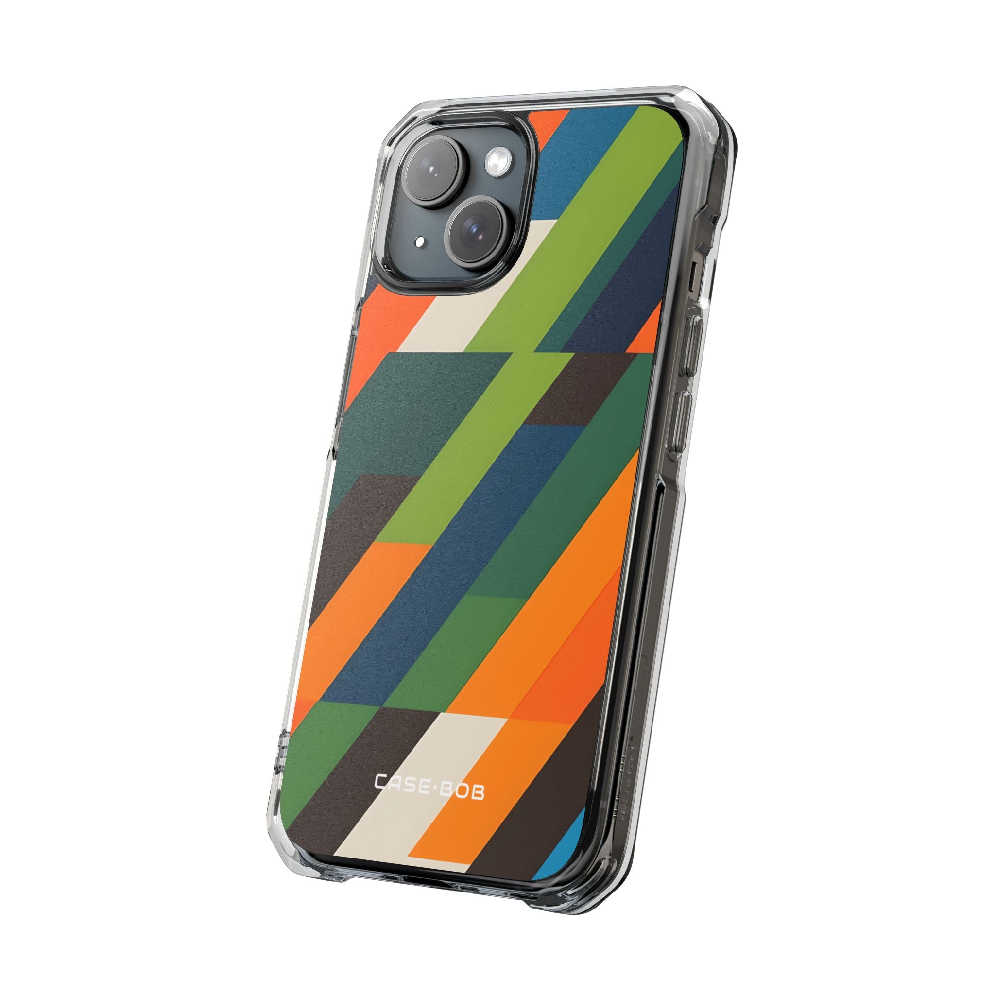 Diagonal Blaze iPhone 15 Case - Impact