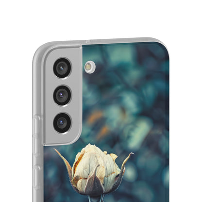 Teal Rosebud Serenade | Flexible Phone Case for Samsung Galaxy