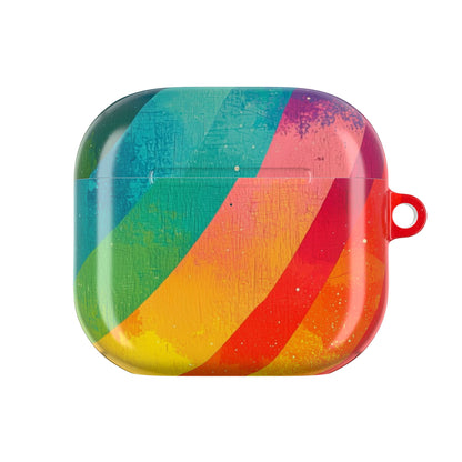 Curved Rainbow Breeze - AirPods Case