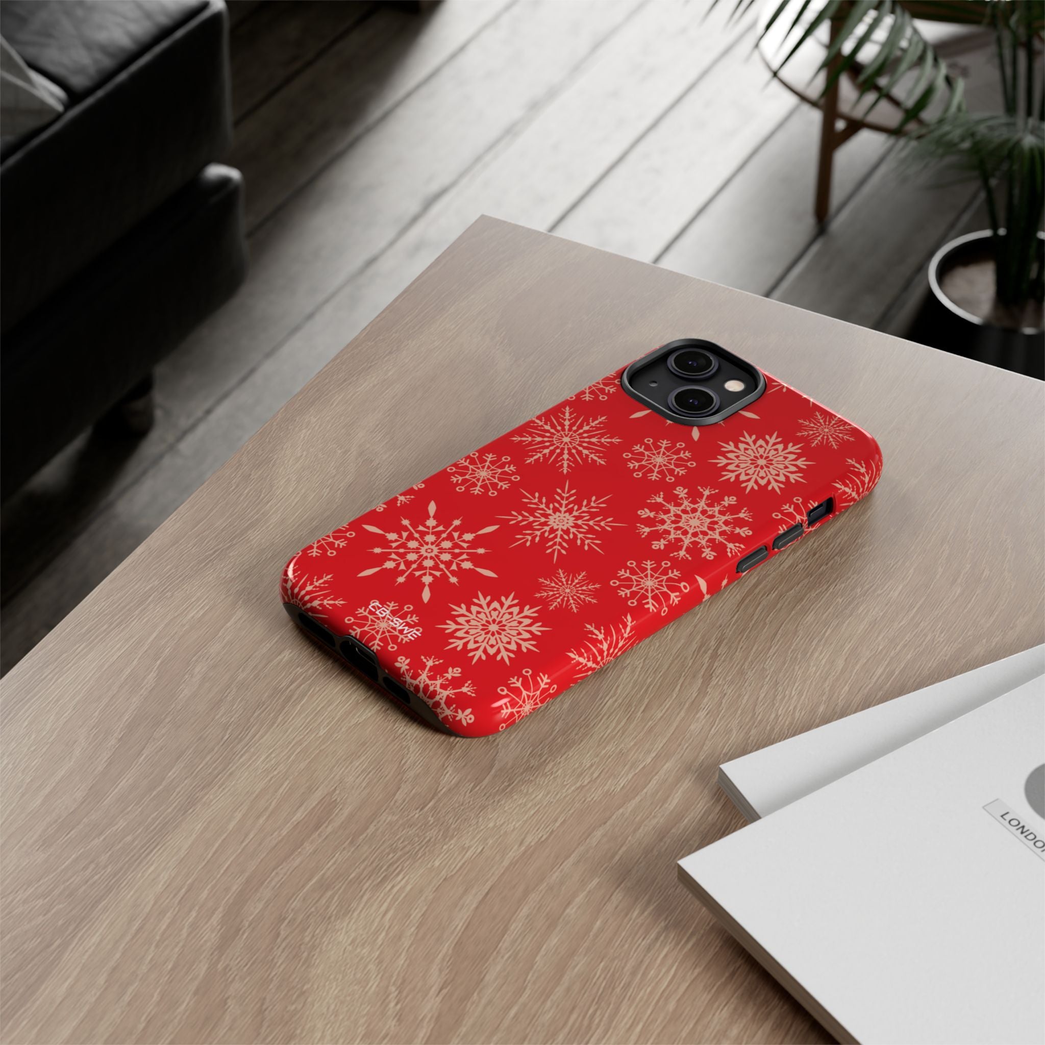 Snowflakes Dance Bright - iPhone Case