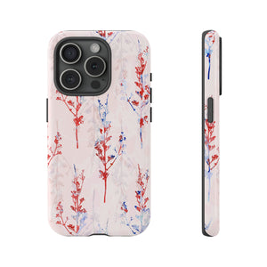 Pink Vintage Flowers - Protective Phone Case