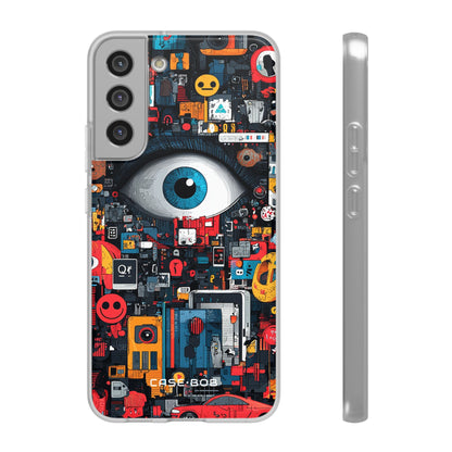 Digital Eye Blue Samsung S22 Plus Case - Soft