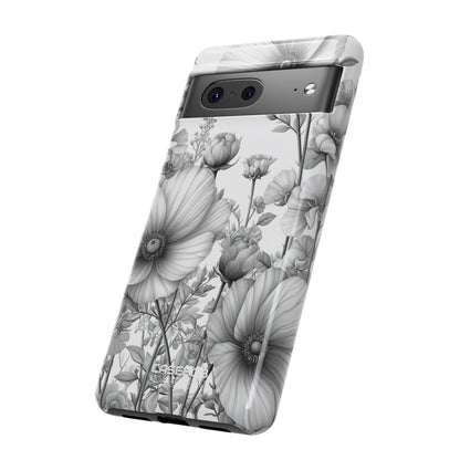 Vintage Floral Etching Google Pixel 7 - Tough