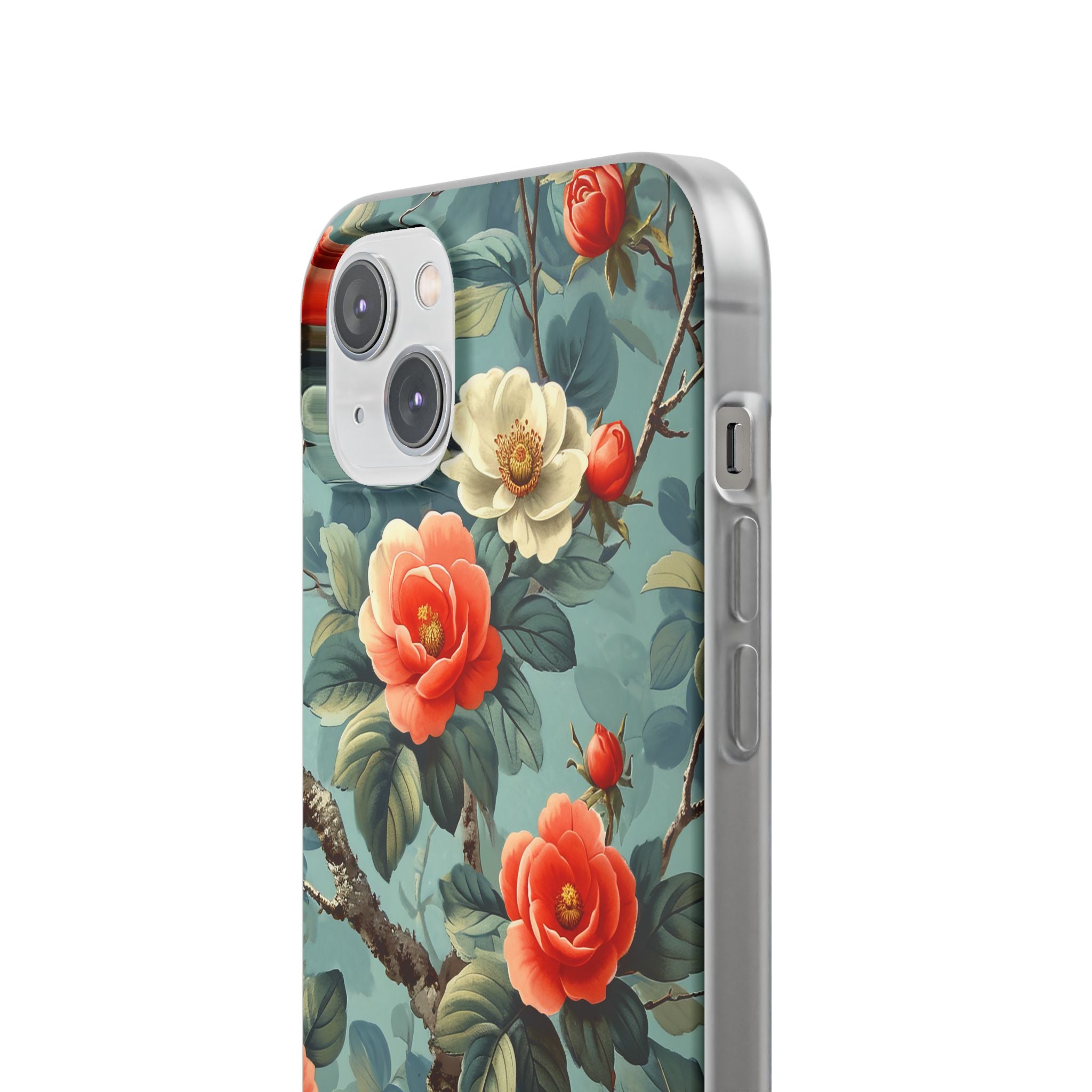 Vintage Floral Romance iPhone 14 - Flexi Phone Case