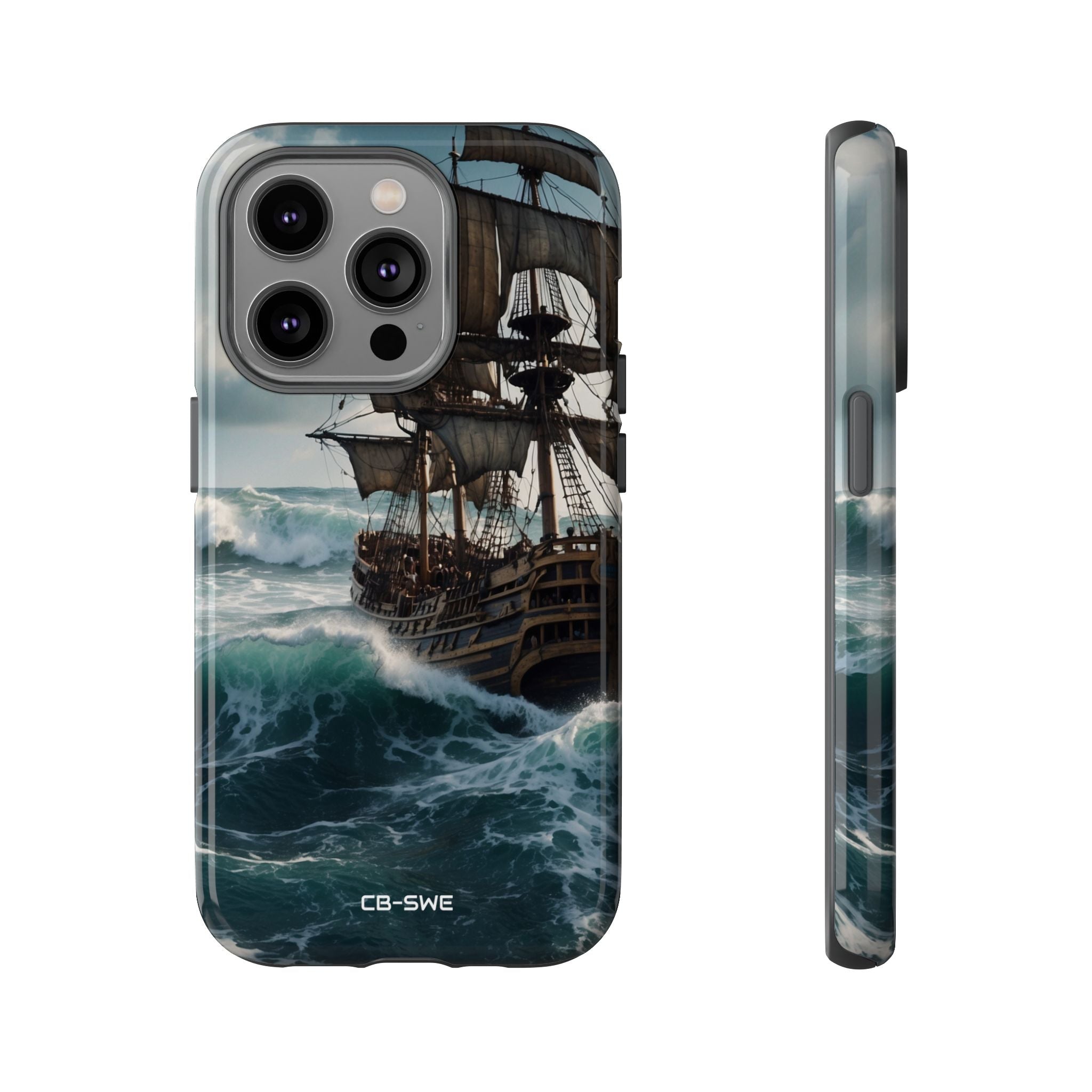 Ship Faces Waves - iPhone Case