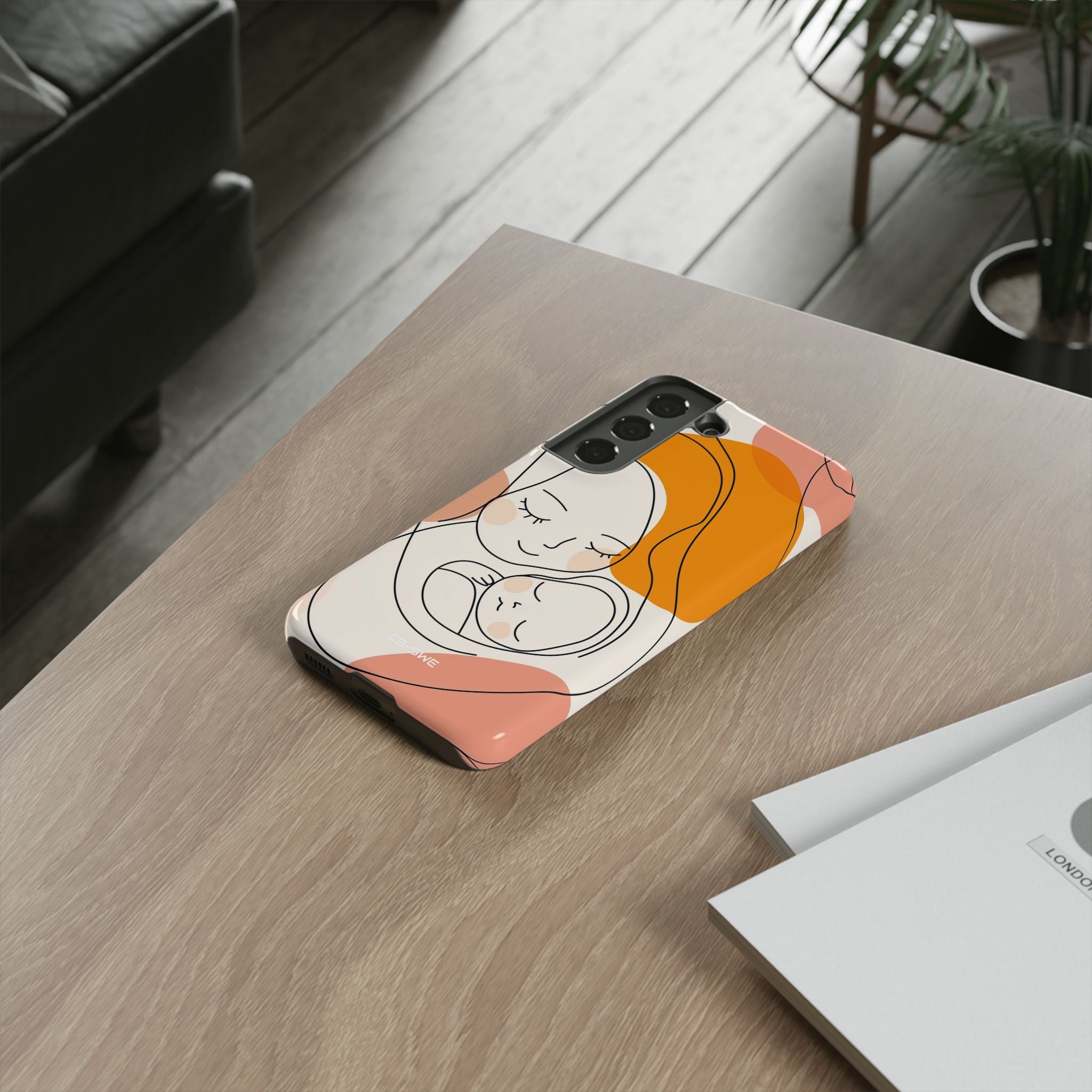 Mother Embraces Child - Samsung Case