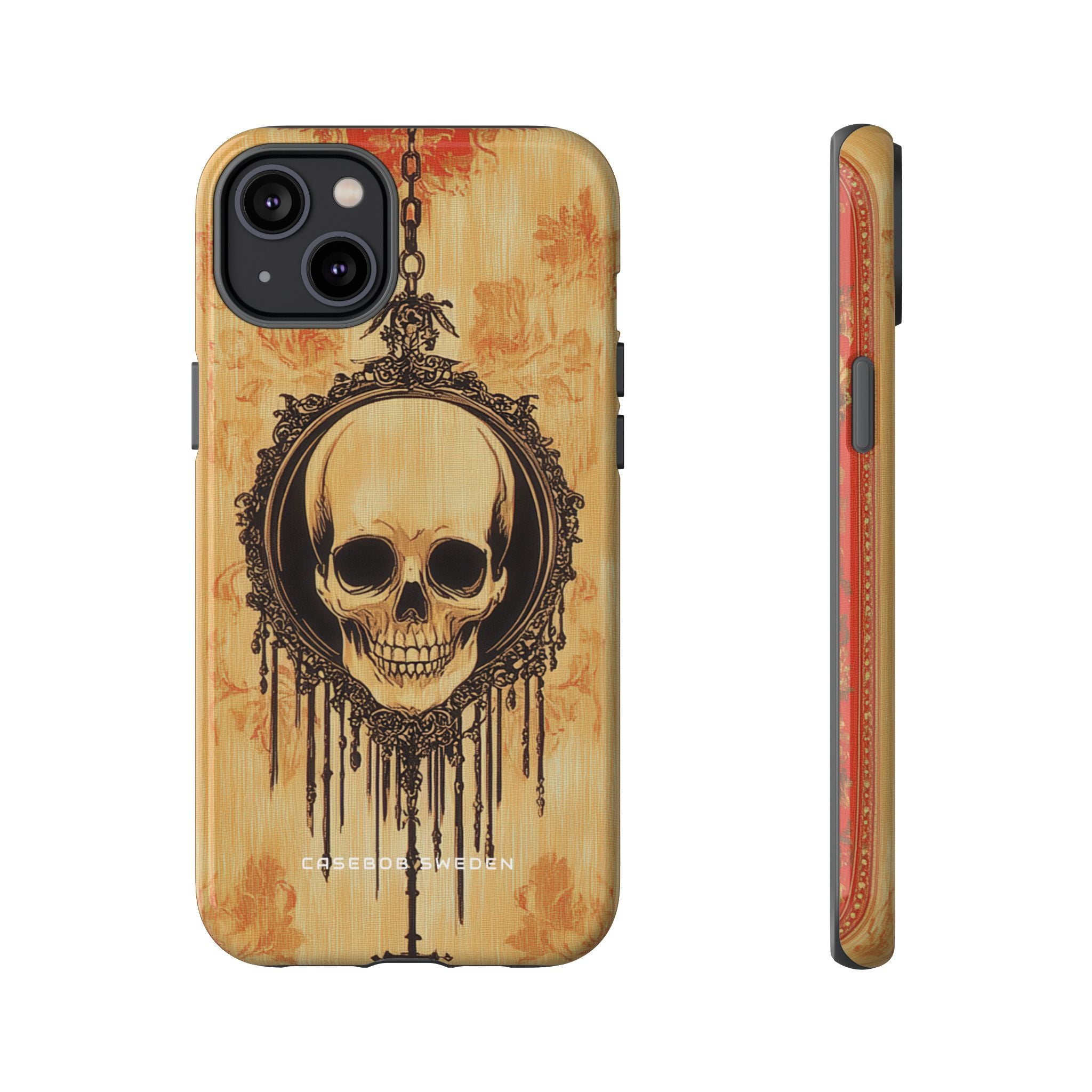 Gothic Skull Elegance iPhone 14 - Tough Phone Case