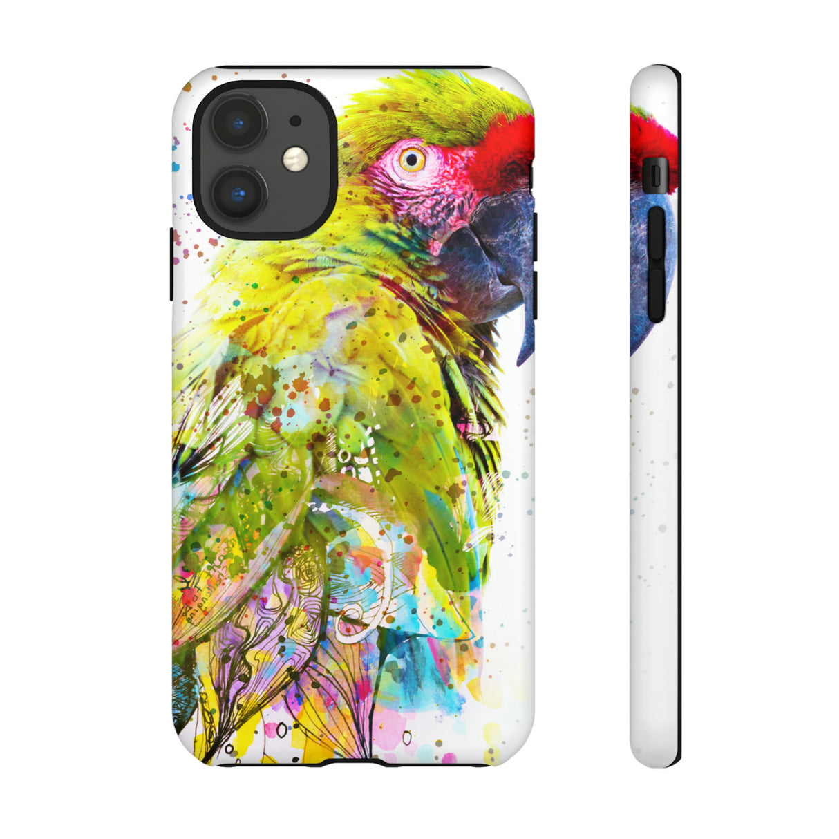 Colorful Parrot - Protective Phone Case