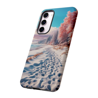 Snowy Footprints Samsung S23 Plus Case - Tough