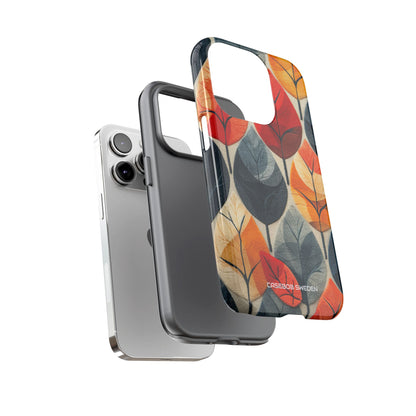 Autumn Leaf Design - Tough iPhone 14 Phone Case