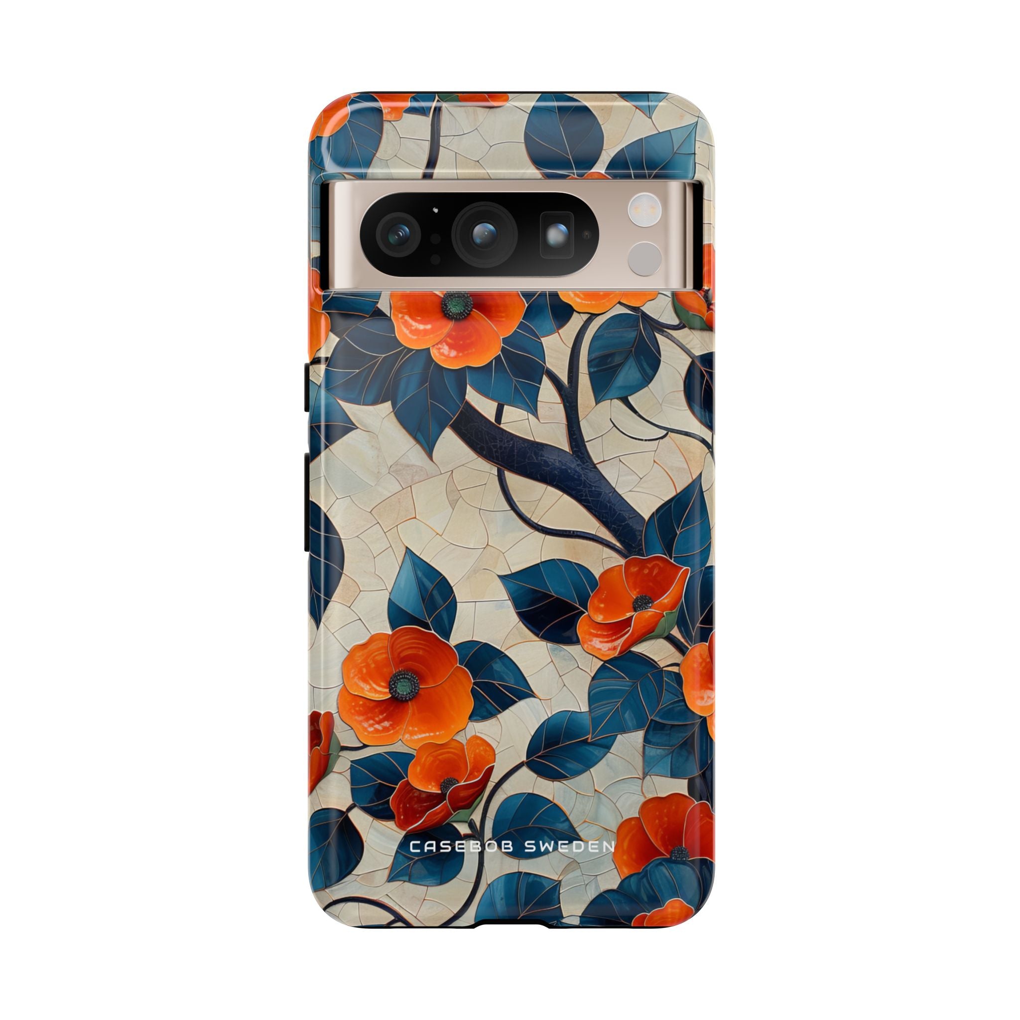 Orange Blossoms Mosaic Harmony Google Pixel 8 - Tough Phone Case