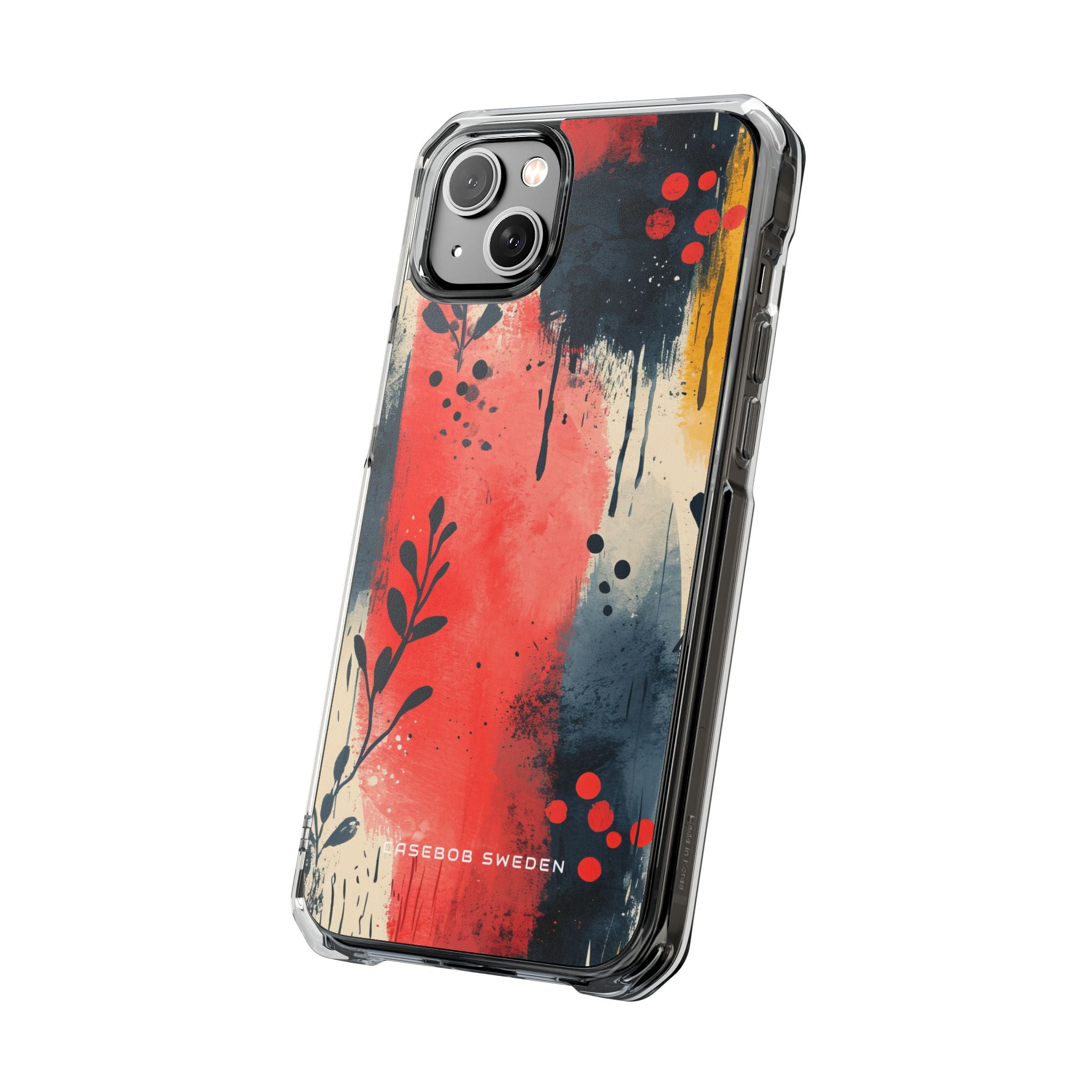 Vibrant Floral Energy iPhone 14 - Clear Impact Phone Case