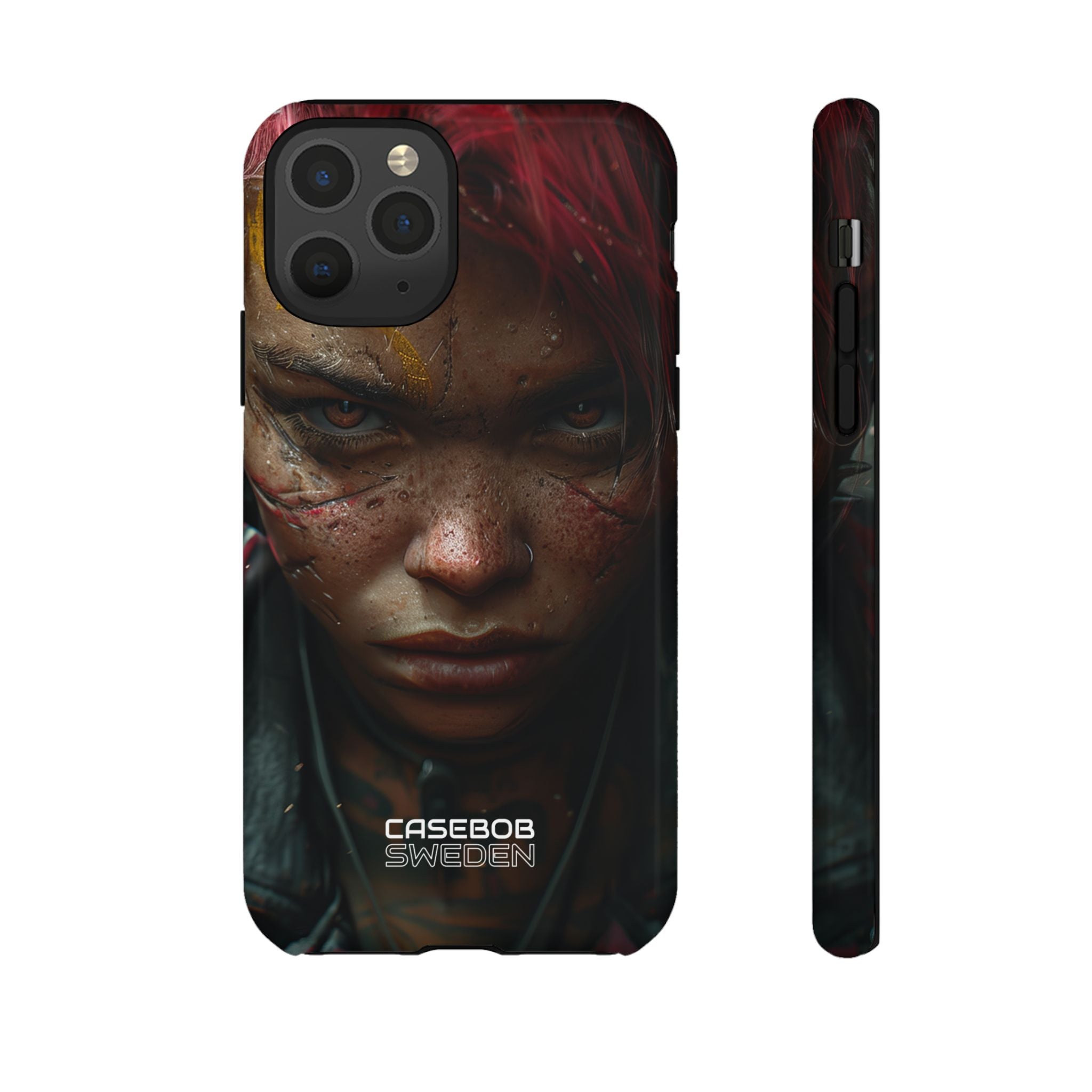 Cyberpunk Rebel Portrait iPhone 11 - Tough