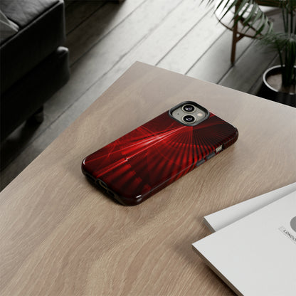 Red Disco Lights - Protective Phone Case