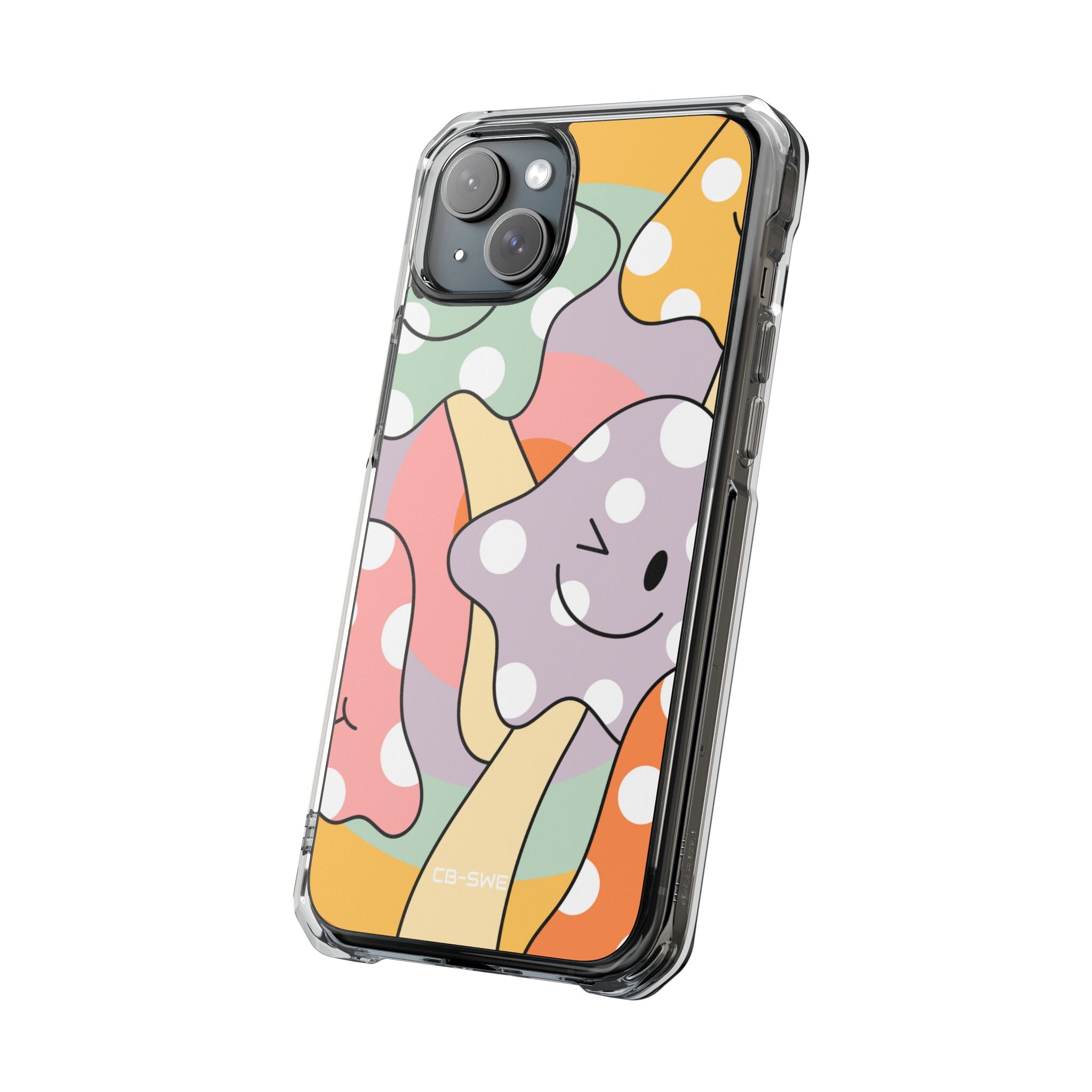 Playful Mushroom Friends iPhone Case - Impact