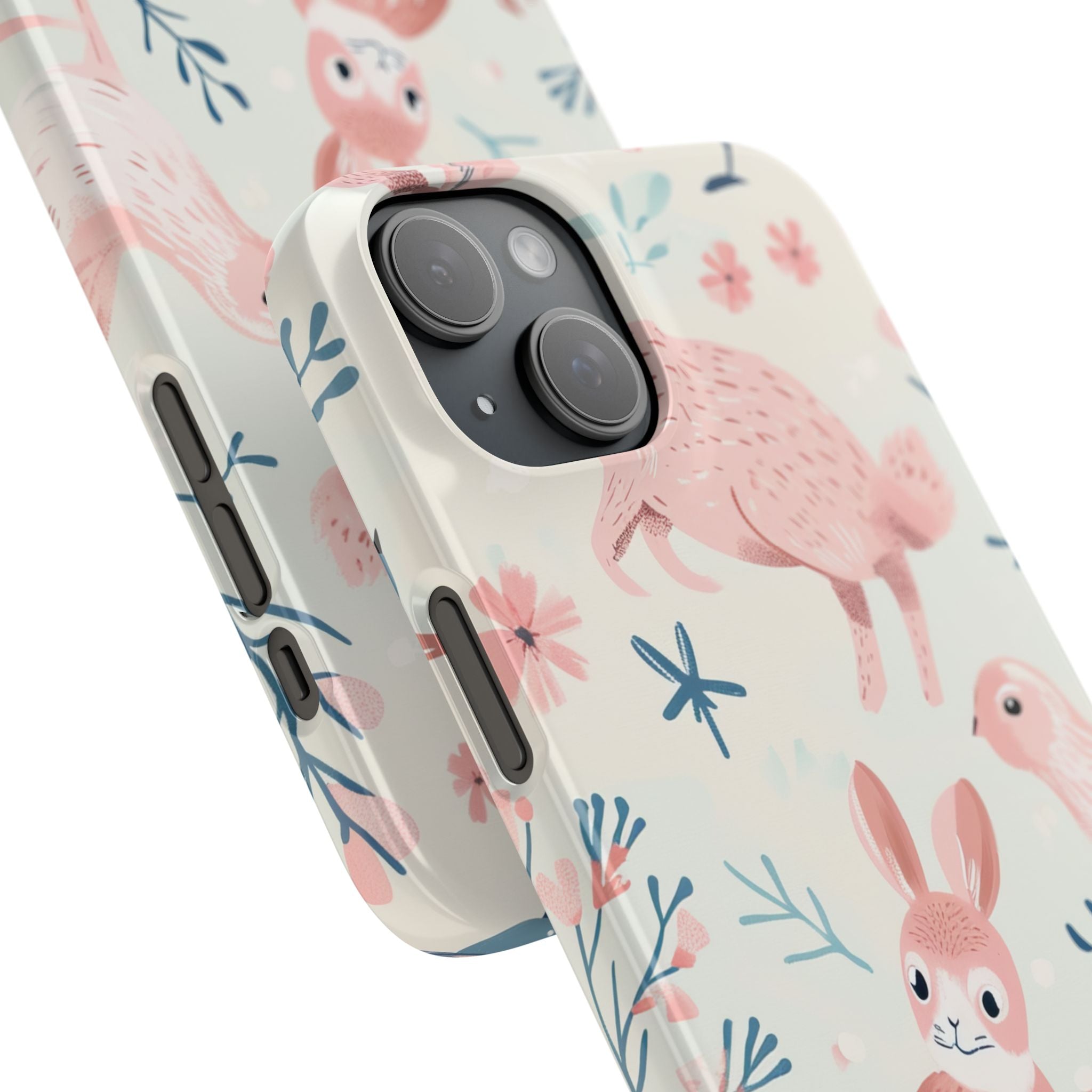 Pastel Whimsical Nature - Slim iPhone 15 Phone Case