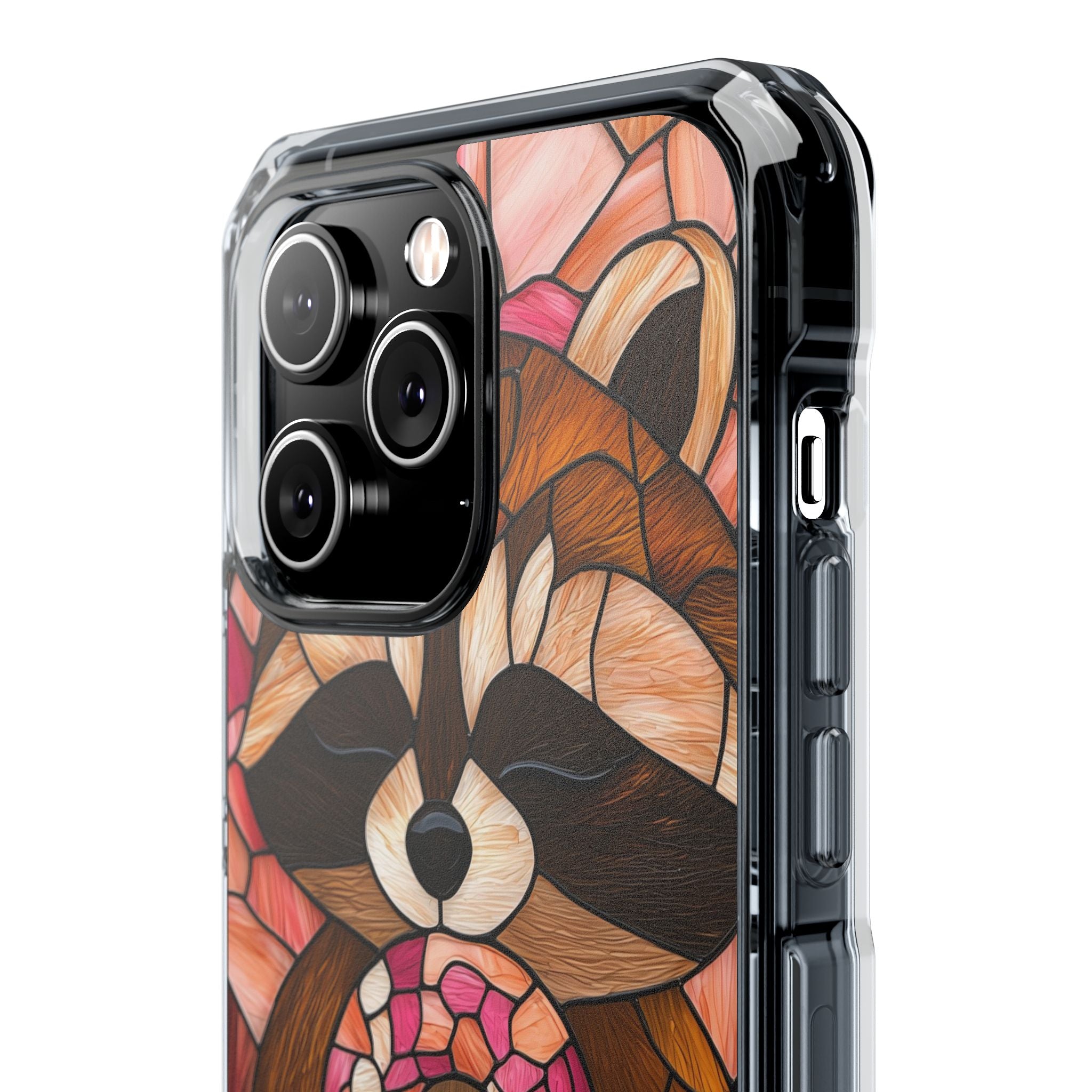 Raccoon Holds Donut iPhone Case - Impact