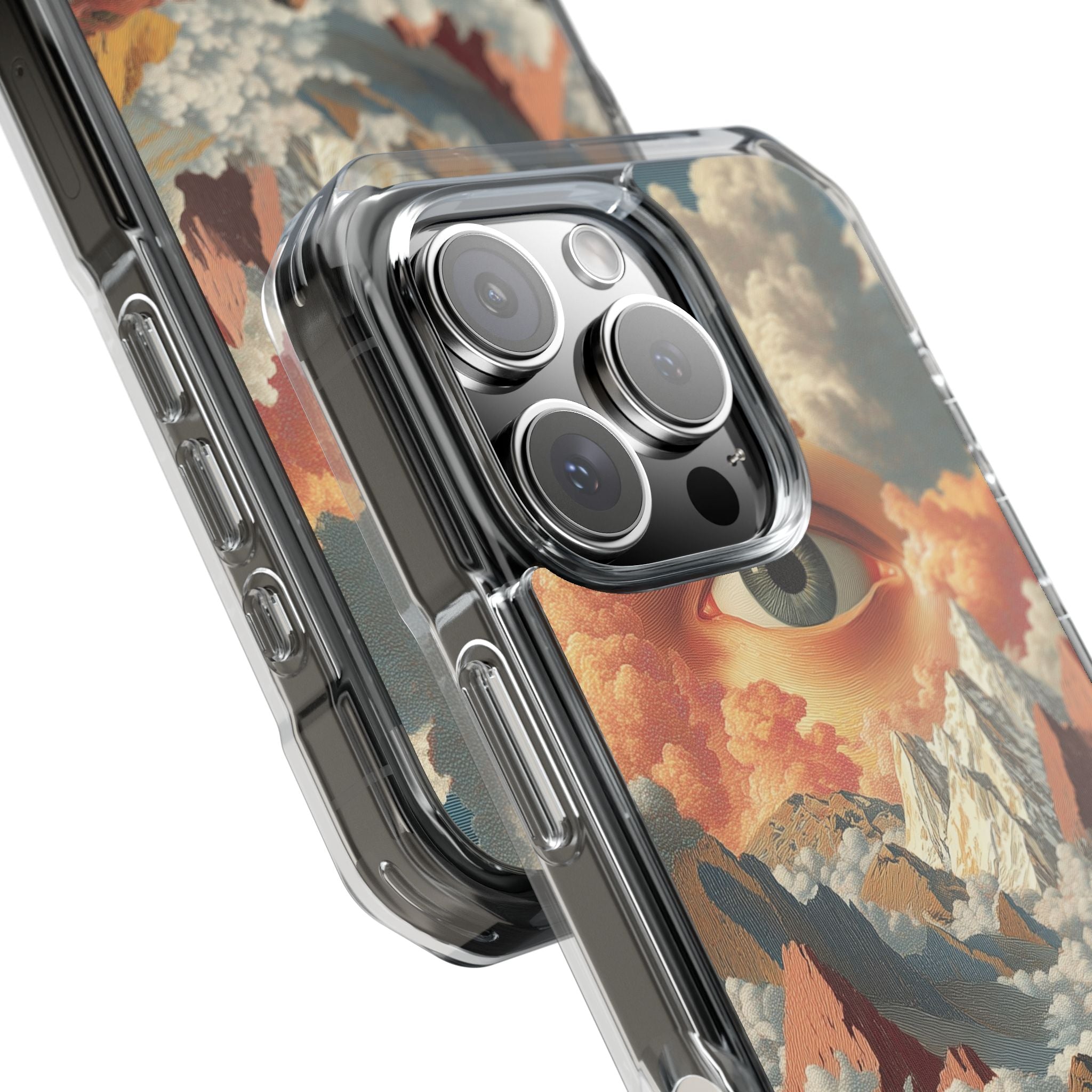 Eye Reflects Mountains iPhone Case - Impact