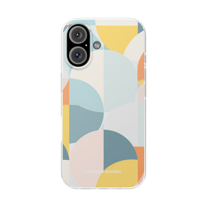 Abstract Geometric Calm - Flexi iPhone 16 Phone Case