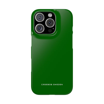 Dark Green iPhone 16 - Slim Phone Case