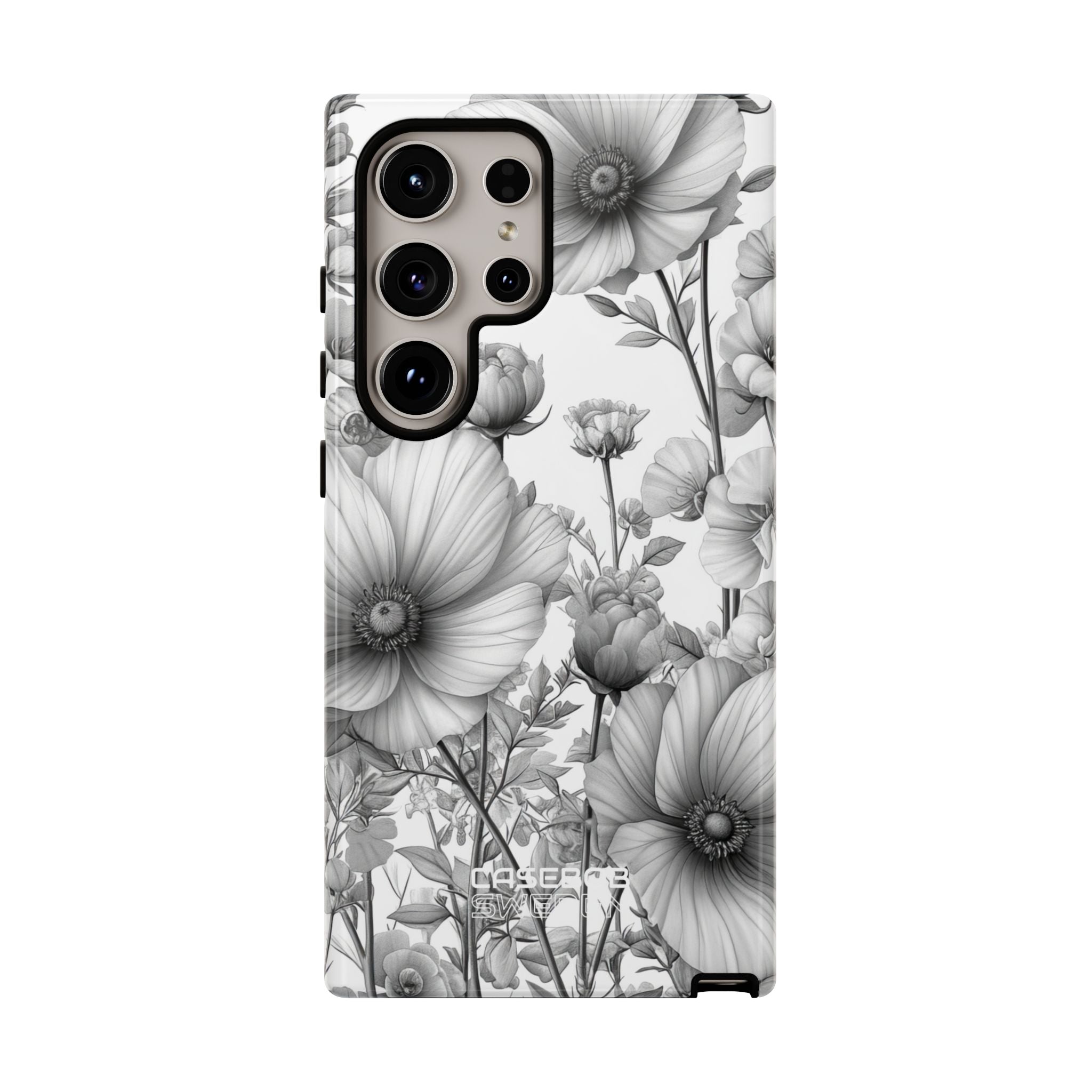 Vintage Floral Etching Samsung S24 - Tough