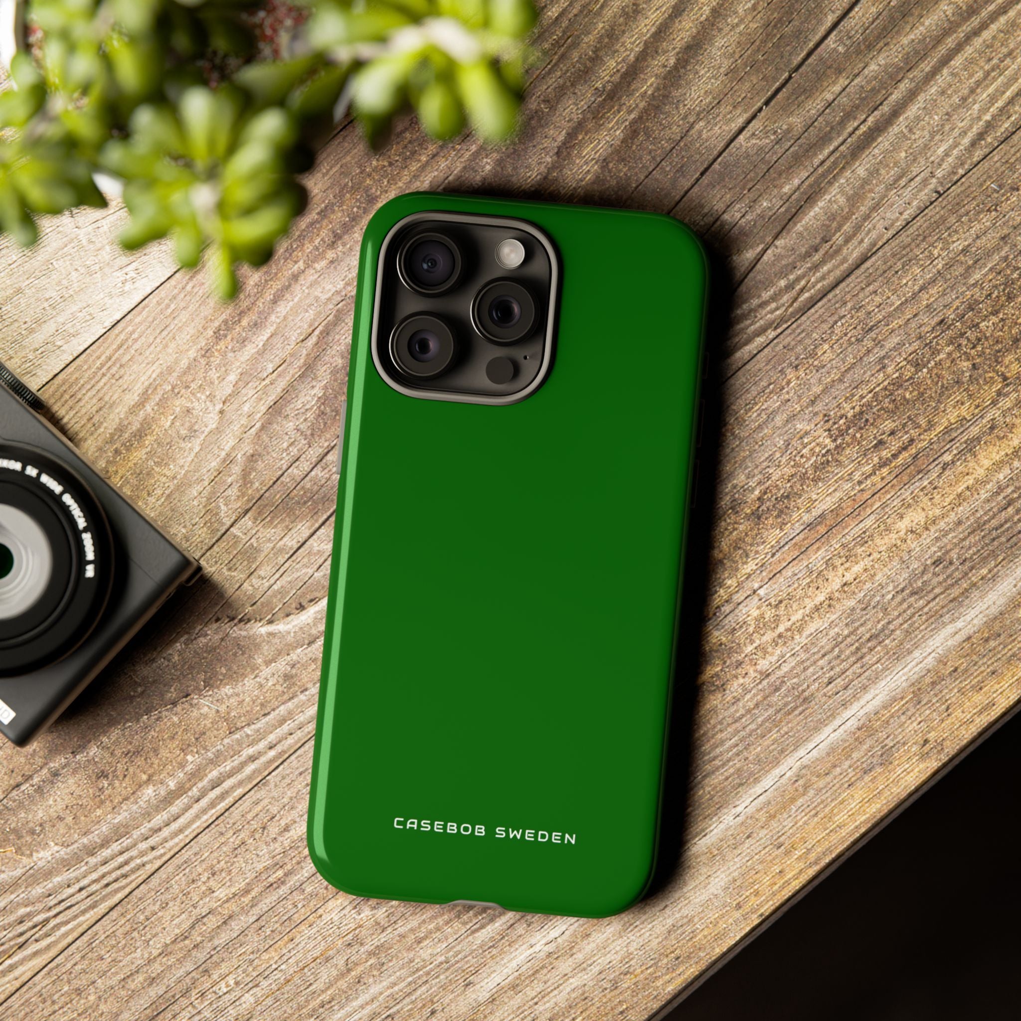 Dark Green iPhone 15 - Tough Phone Case