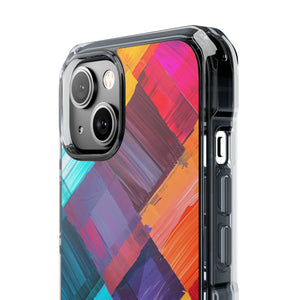 Pantone Spectrum Pattern | Phone Case for iPhone (Clear Impact Case - Magnetic)