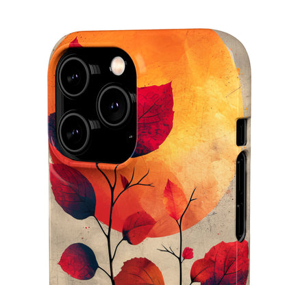 Sunlit Branch - Slim iPhone 14 Phone Case