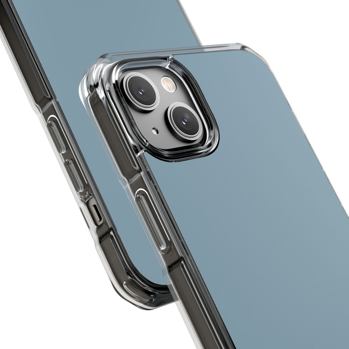 Pewter Blue | Phone Case for iPhone (Clear Impact Case - Magnetic)