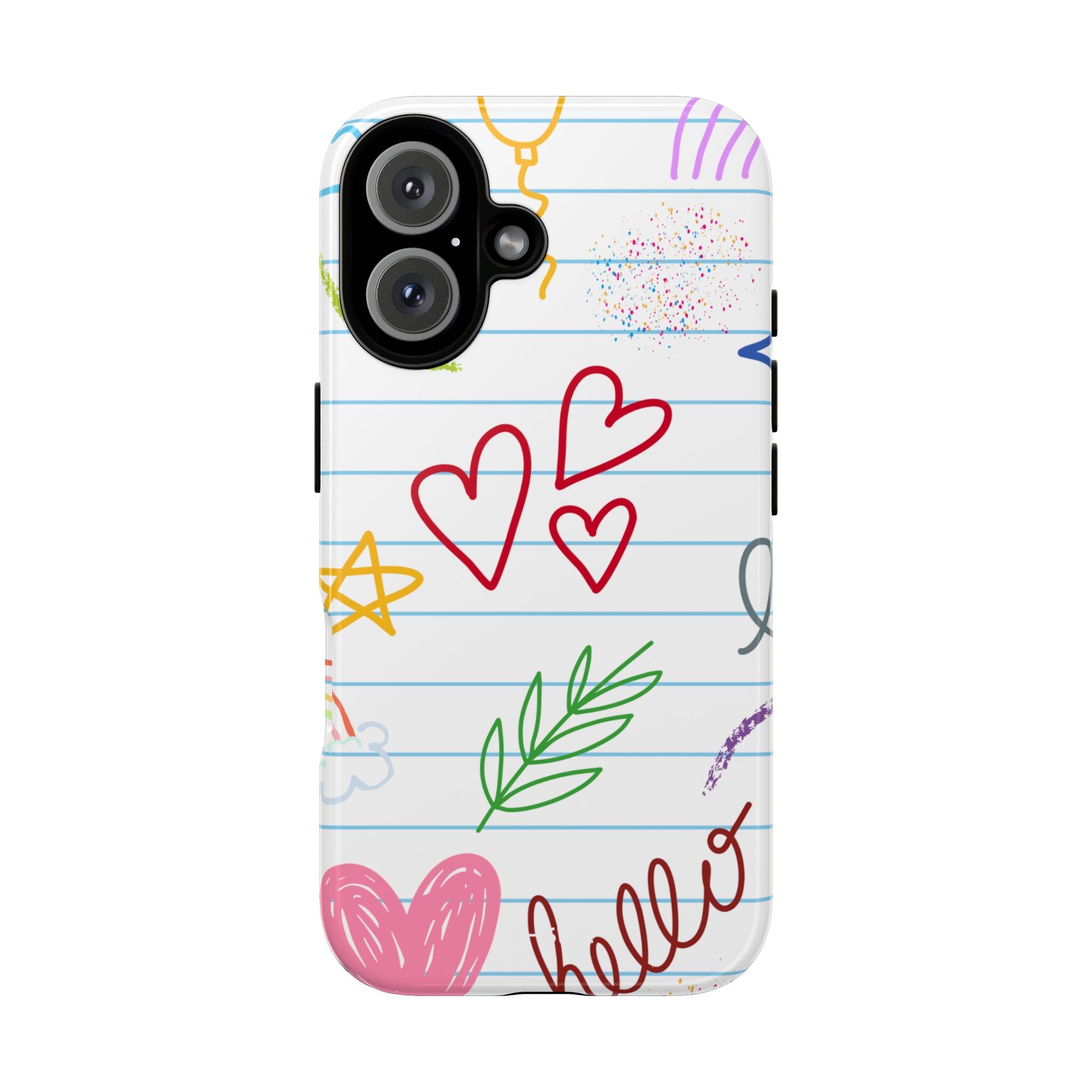 Hearts Dance Happily - iPhone Case
