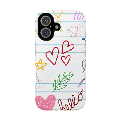 Hearts Dance Happily - iPhone Case