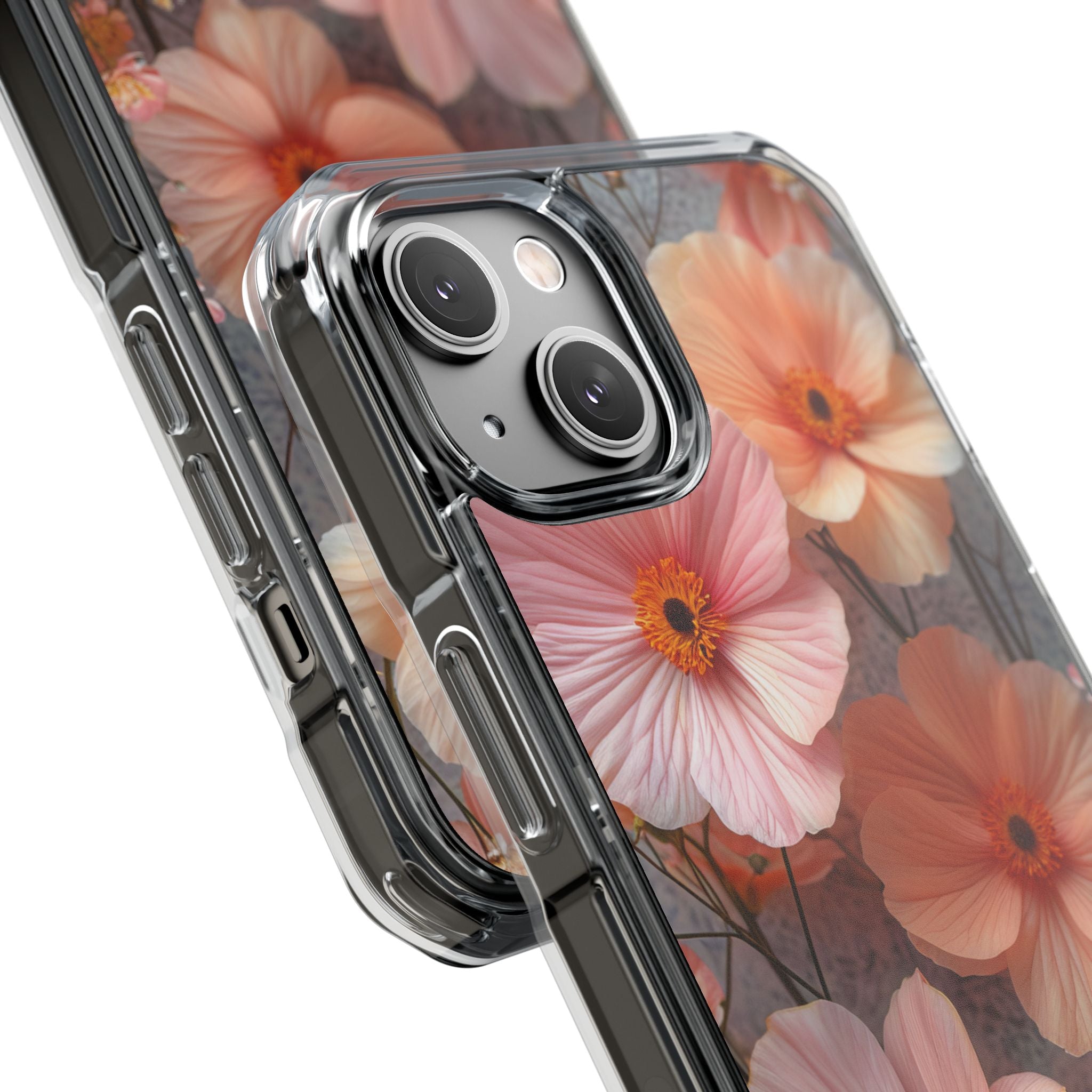 Serene Botanical Blooms - Clear Impact iPhone 14 Phone Case