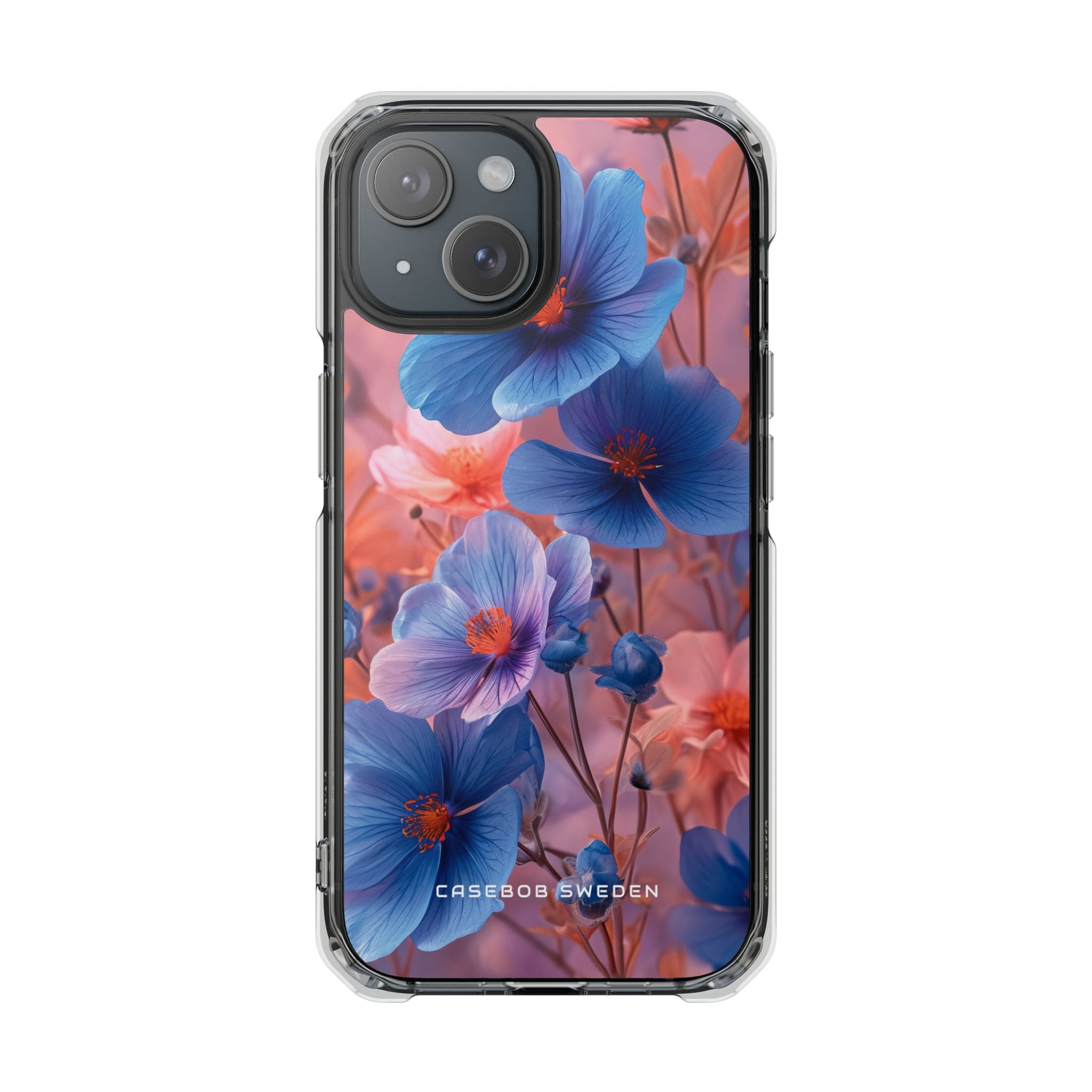 Ethereal Floral Symphony iPhone 15 - Clear Impact Phone Case