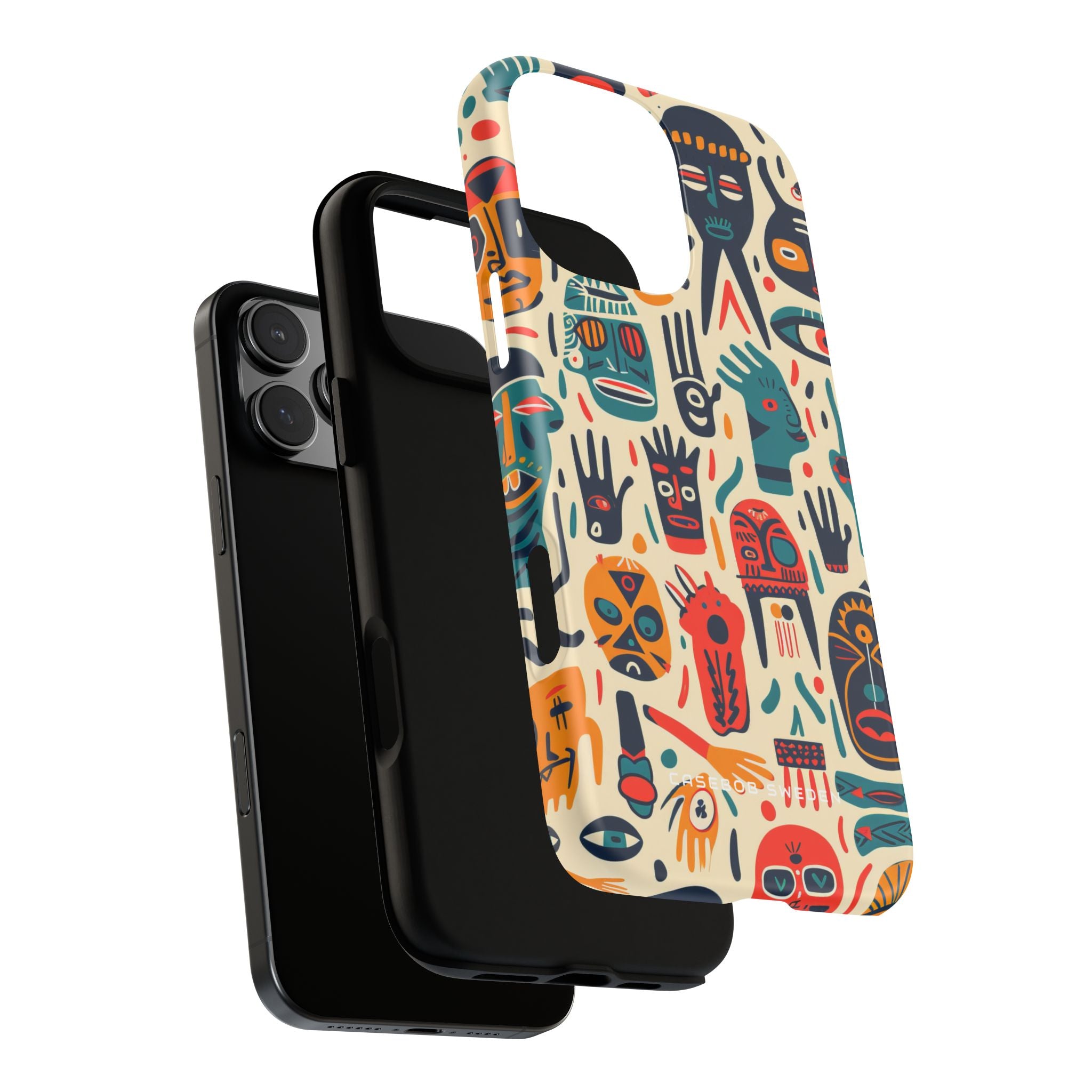 Gradient Tribalscape Vibrance iPhone 16 - Tough Phone Case